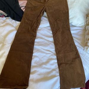 Brown Corduroy Bellbottom Kut from the Kloth Pants